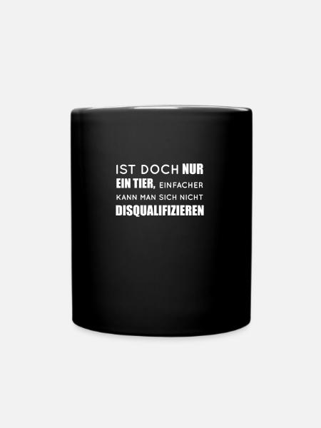 Spruch Vegan Animal Rights Tierschutz Aktivist - Tasse einfarbig - Schwarz