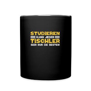 Tischler - Tasse einfarbig - Schwarz - Vorne