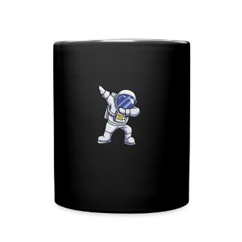 Astronaut - Tasse einfarbig - Schwarz - Vorne