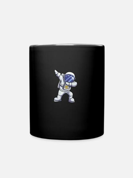 Astronaut - Tasse einfarbig - Schwarz