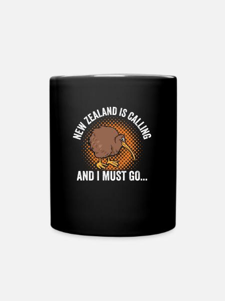 Kiwi Nouvelle-Zélande Nouvelle-Zélande - Mug uni - noir