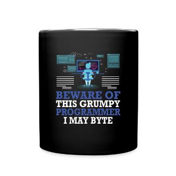 Funny Programmers Coding Gift - Tasse einfarbig - Schwarz - Vorne