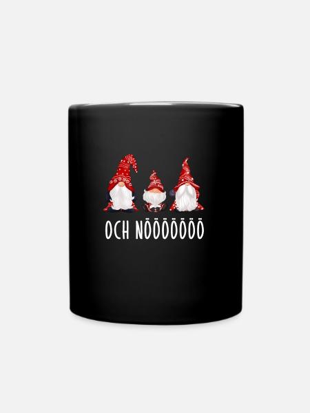 Grumpy Xmas Gnomes Gnomes Fun de Noël - Mug uni - noir