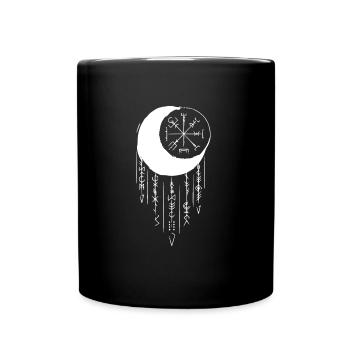 Cadeau Odin Thor de runes Viking - Mug uni - noir - Devant