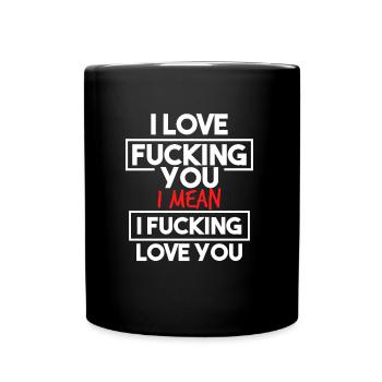 Cadeau d'amour sexy pour le sexe - Mug uni - noir - Devant