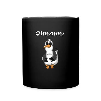 CADEAUX YOGA MÉDITATION OHMMM SEAGULL - Mug uni - noir - Devant
