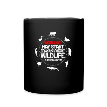 Photographe de la vie sauvage - Mug uni - noir - Devant