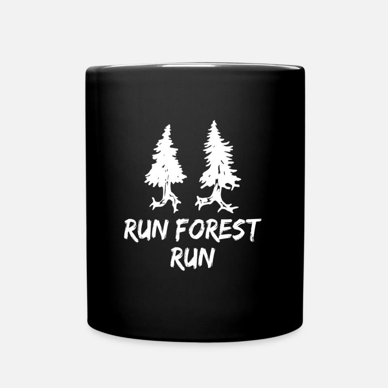 Run Forest run - Full Colour Mug - black