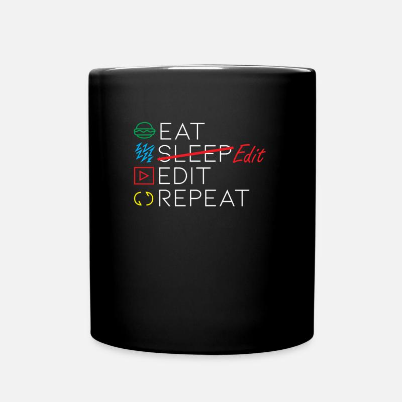 Citation d'un éditeur vidéo - Mug uni - noir