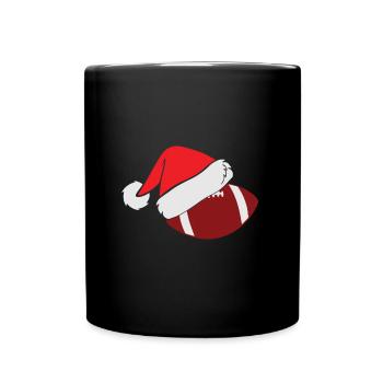 Baseball Christmas Hat Gift Idea - Tasse einfarbig - Schwarz - Vorne