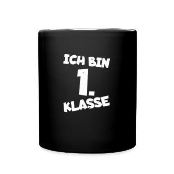 Wars Gestern Kindergarten Ende Erstklassig Jungs - Tasse einfarbig - Schwarz - Vorne