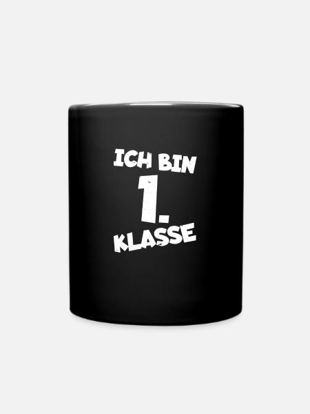 Wars Gestern Kindergarten Ende Erstklassig Jungs - Tasse einfarbig - Schwarz
