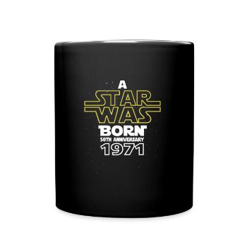 Un cadeau d’anniversaire de 1971 pour le 50e anniversaire. - Mug uni - noir - Devant
