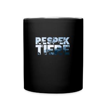 Respekt Tiere Tierschutz Tierwohl Veganismus Natur - Tasse einfarbig - Schwarz - Vorne
