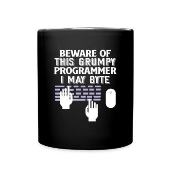 Programmers Coding Programming Programmierer - Tasse einfarbig - Schwarz - Vorne