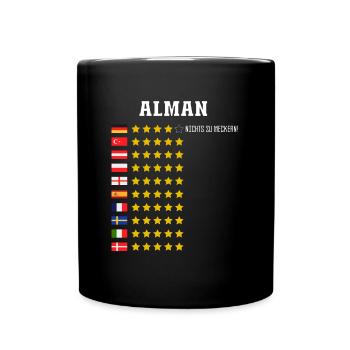 Lustig Alman Ironie Typisch Deutsch Stereotyp - Tasse einfarbig - Schwarz - Vorne