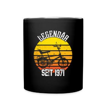 Legendär 1971 50. Jahre Bonanza Fahrrad Kult Gang - Tasse einfarbig - Schwarz - Vorne
