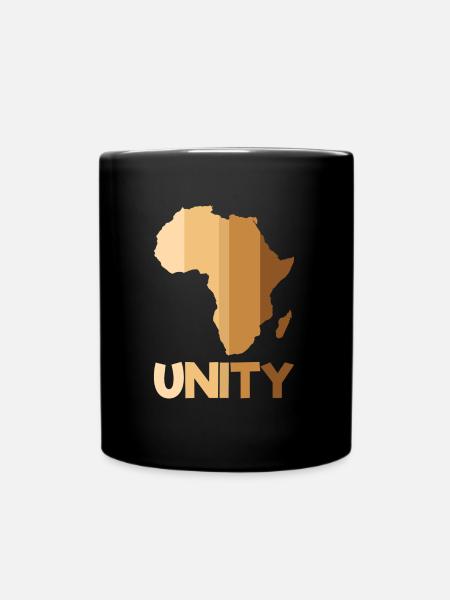 Africa Unity Black History - Full Colour Mug - black