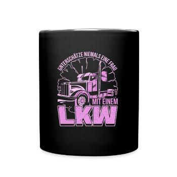 Camionneur femmes - camionneuse et camionneuse Gesche - Mug uni - noir - Devant