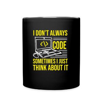 Programmer - Mug uni - noir - Devant