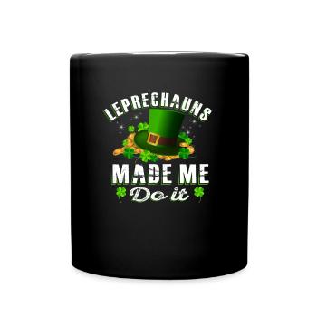 patricks day Leprechauns - Mug uni - noir - Devant