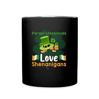 patricks dayLove Sheanigans - Mug uni - noir - Devant