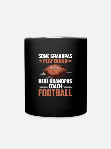 Grand-père Real Cool Coach Football - Mug uni - noir