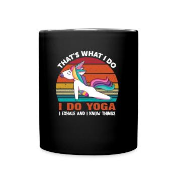 unicorn - Mug uni - noir - Devant