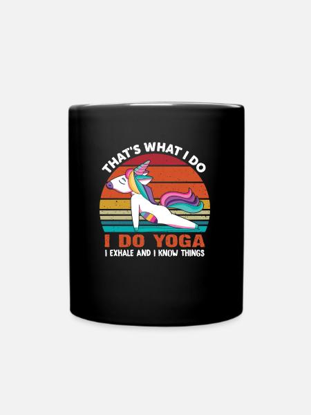 Unicorn - Full Colour Mug - black