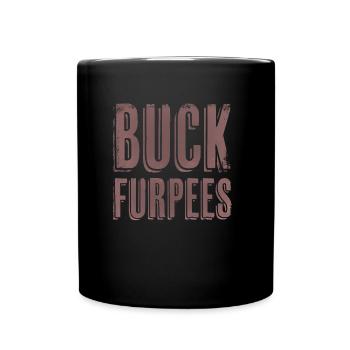 Funny Gym Buck Furpees - Full Colour Mug - black - Front
