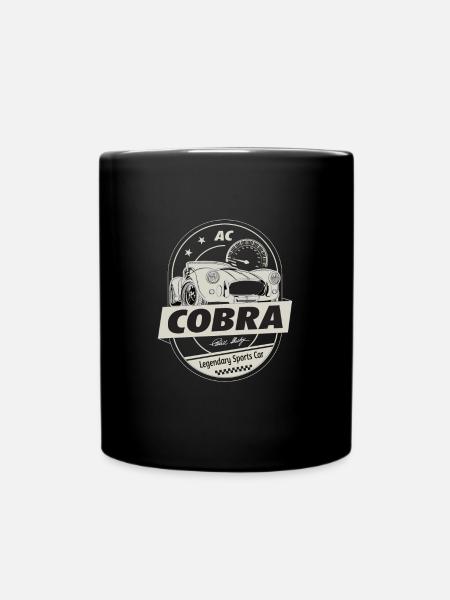 AC Cobra - Sportscar - Emblem Gift - Full Colour Mug - black