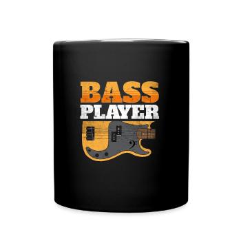 Bass Player - Cadeau de guitare basse pour les bassistes - Mug uni - noir - Devant