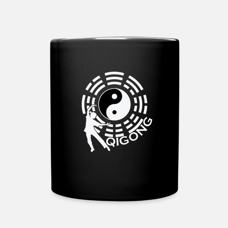 Qigong Yin et Yang - Mug uni - noir