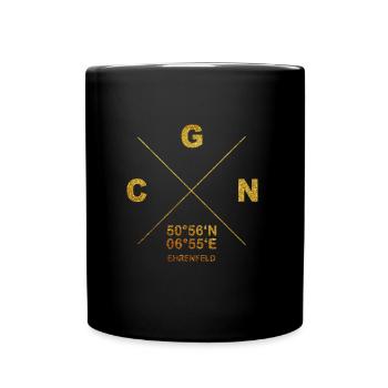 CGN Patrie Cologne Ehrenfeld Veedel coordonnées Kölle - Mug uni - noir - Devant