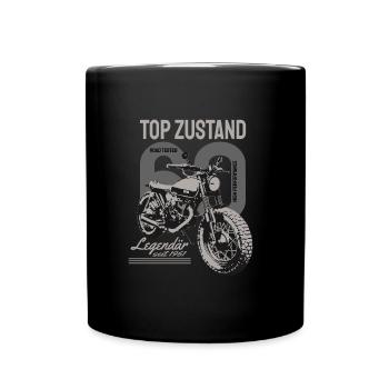 Légendaire depuis 1961 60ème anniversaire biker, moto - Mug uni - noir - Devant