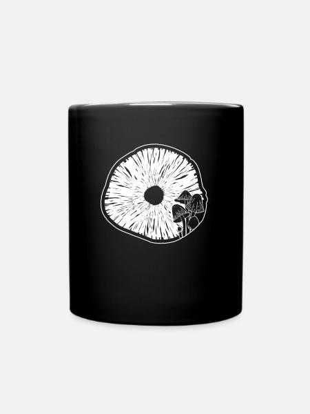 Mushroom Spore - Tasse einfarbig - Schwarz
