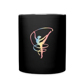 Gymnast Gift Rhythmic Sports Gymnastics - Full Colour Mug - black - Front