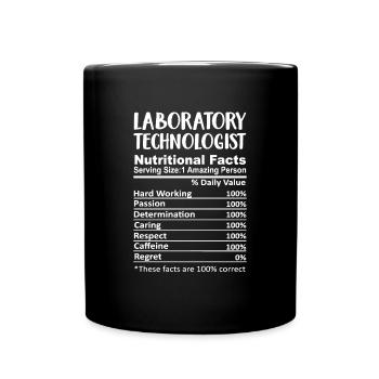 Technologue de laboratoire Scientifique Technicien de laboratoire - Mug uni - noir - Devant