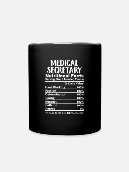 Secrétaire médicale Médecin Infirmières auxiliaires - Mug uni - noir