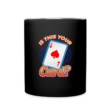 Is This Your Card? Sorcerer - Full Colour Mug - black - Front