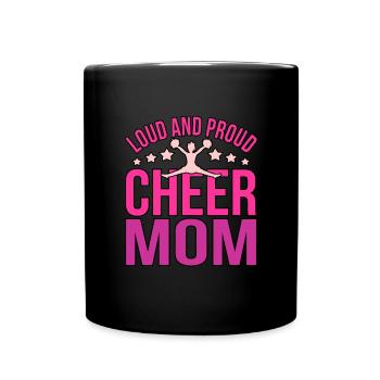 Cheerleading - Tasse einfarbig - Schwarz - Vorne