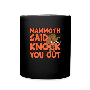 Mammut - Tasse einfarbig - Schwarz - Vorne