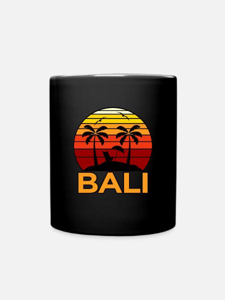 Bali - Tasse einfarbig - Schwarz