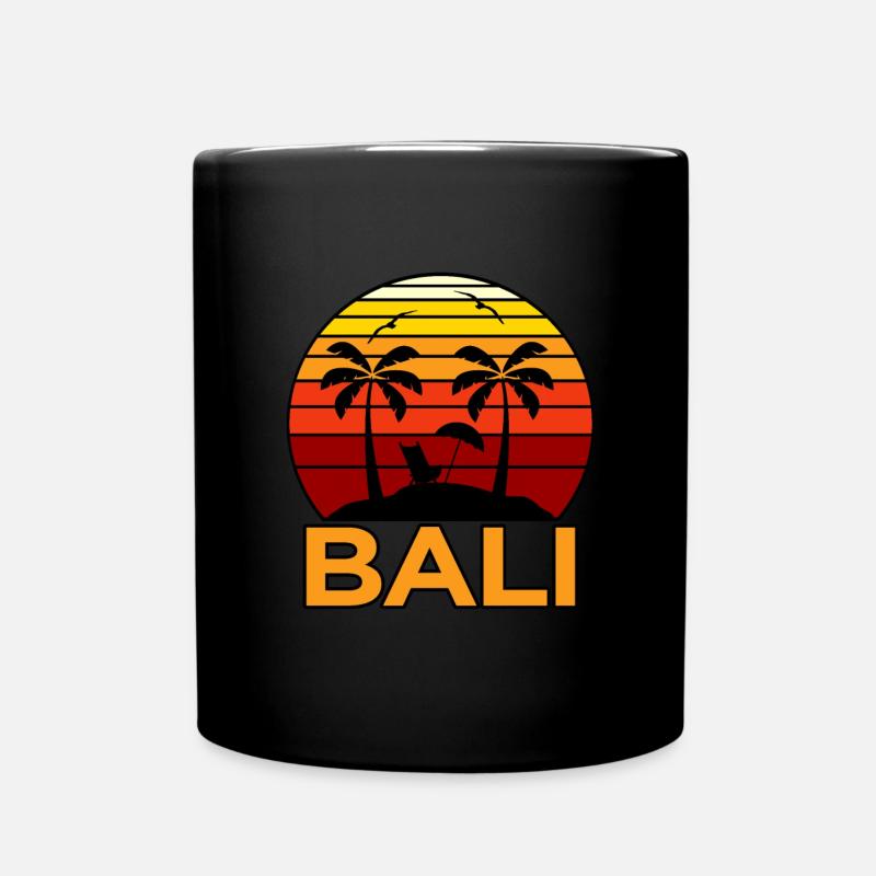 Bali - Tasse einfarbig - Schwarz