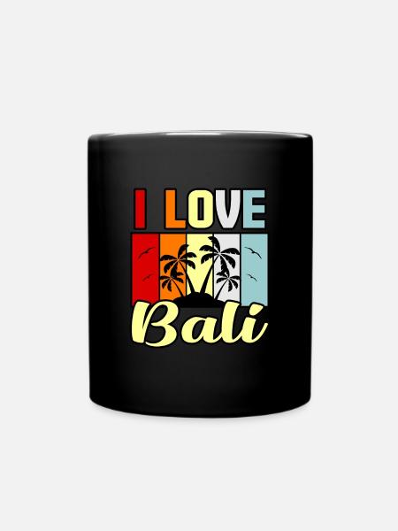Bali - Tasse einfarbig - Schwarz