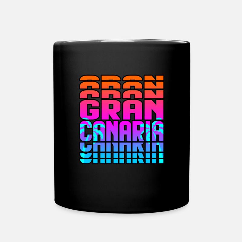Grande Canarie - Mug uni - noir