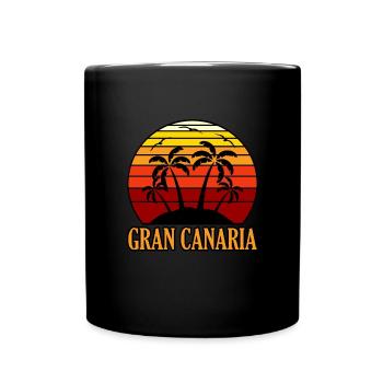 Gran Canaria - Full Colour Mug - black - Front