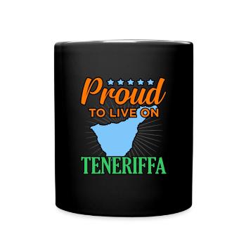 Tenerife - Full Colour Mug - black - Front