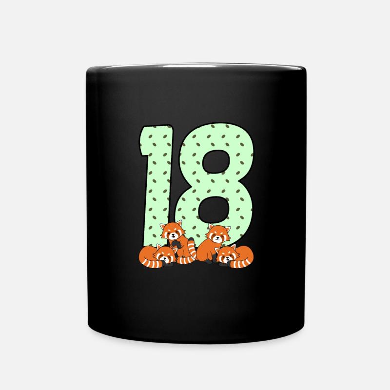18th birthday - Full Colour Mug - black