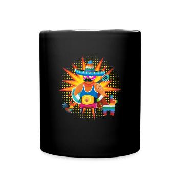 Lucha Libre Fighter Mexico Wrestling - Mug uni - noir - Devant